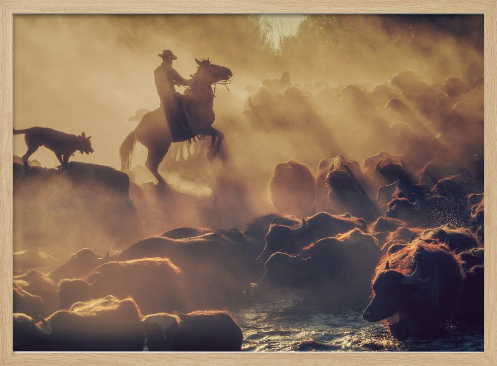 The buffalo shepherd | Poster