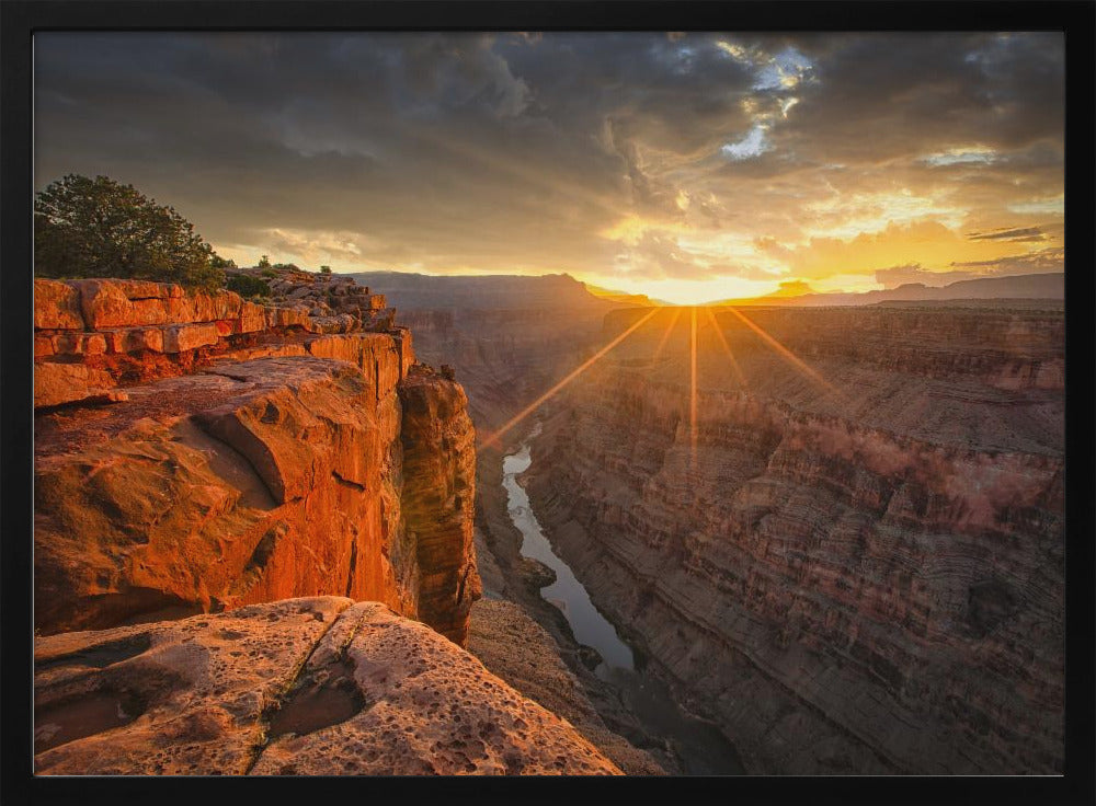 Sunrise Over The Grand Canyon | Poster