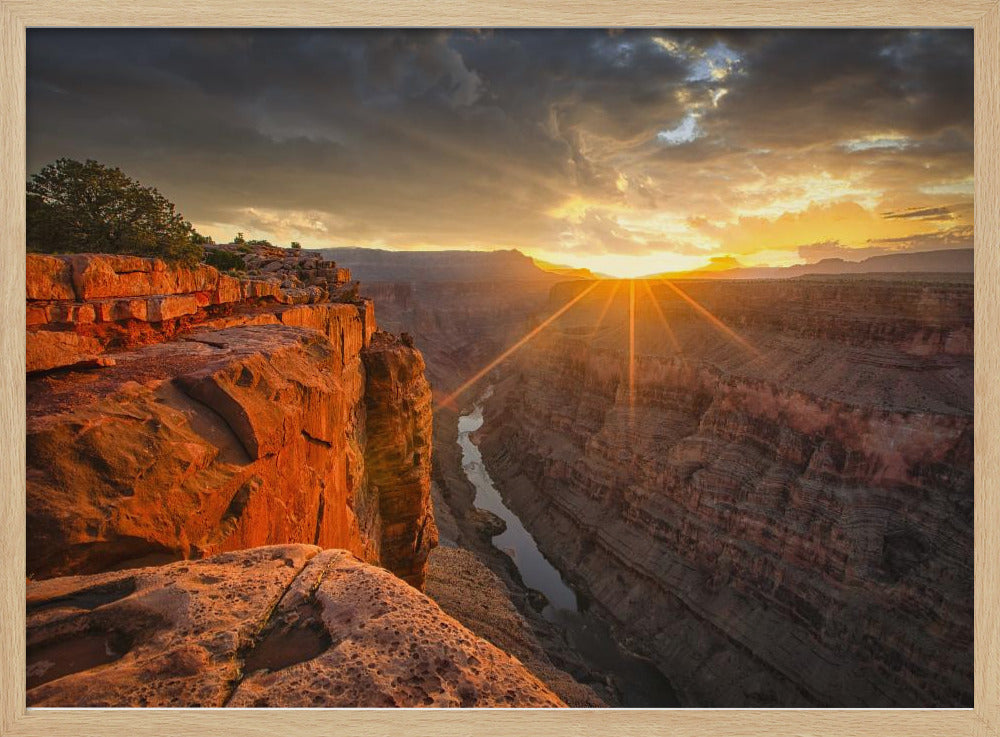 Sunrise Over The Grand Canyon | Poster