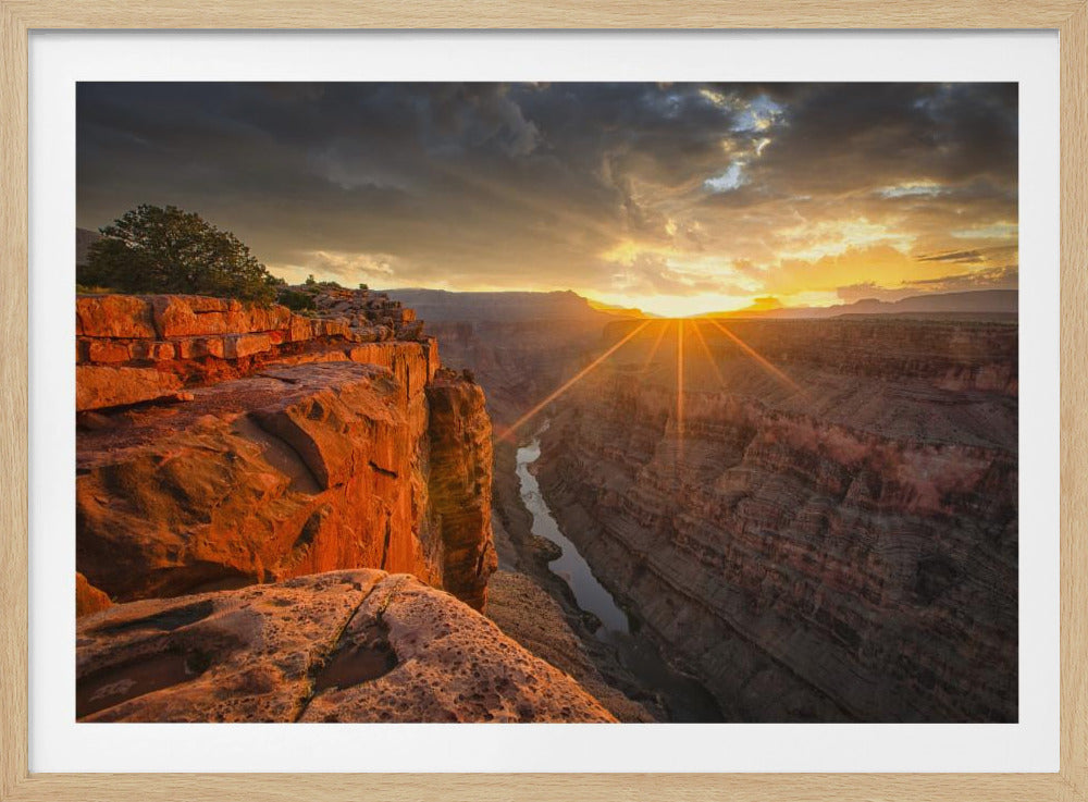 Sunrise Over The Grand Canyon | Poster