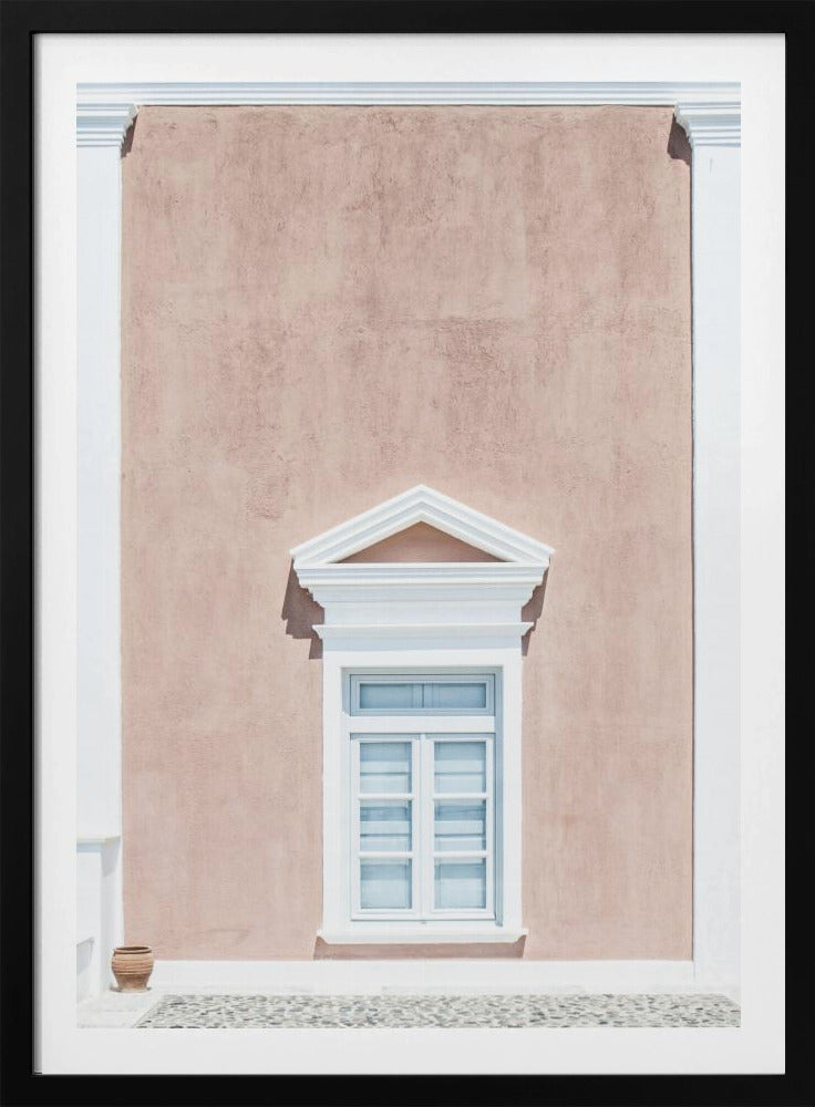 Pink wall and a pediment | Poster
