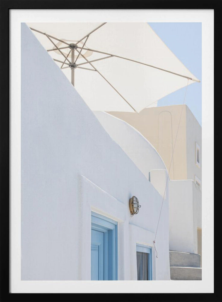 sunshade and blue doors | Poster