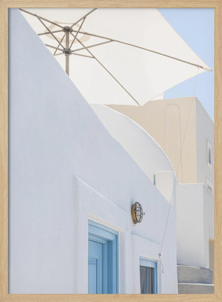 sunshade and blue doors | Poster