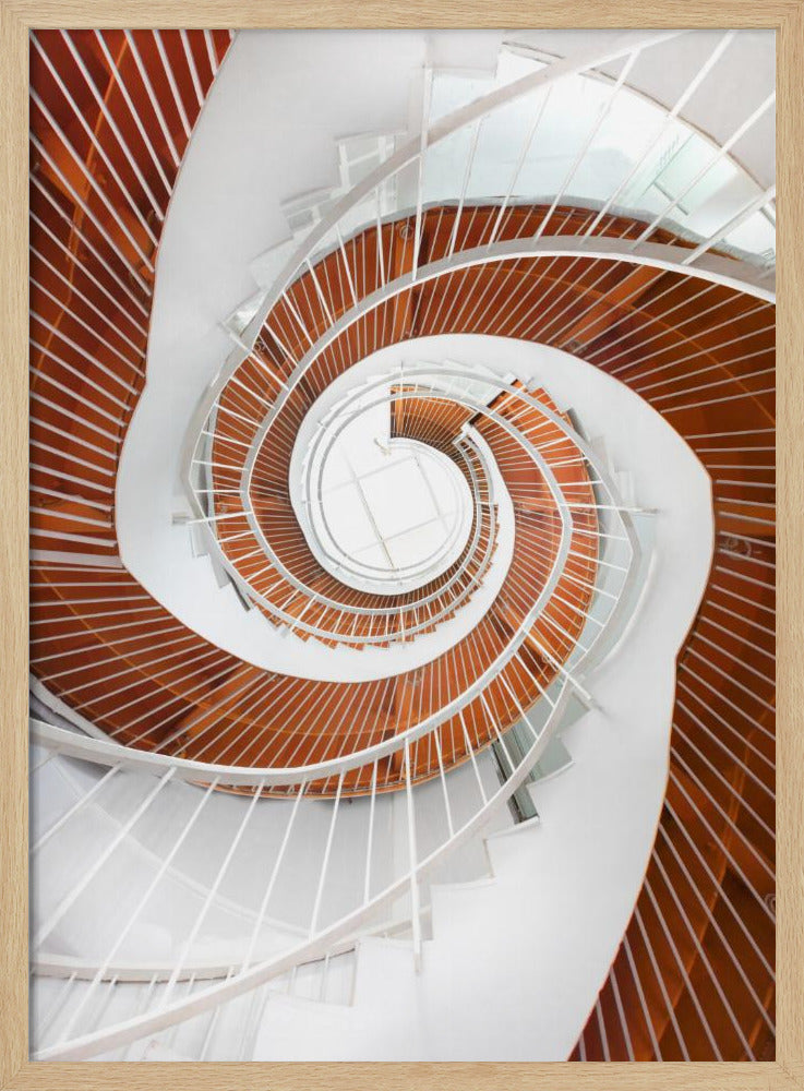 木制螺旋楼梯 | Poster