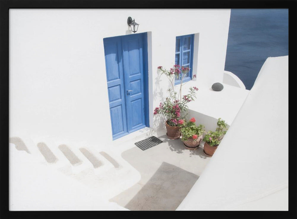 steps down to blue | Poster