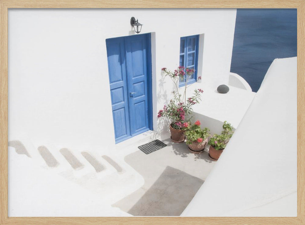 steps down to blue | Poster