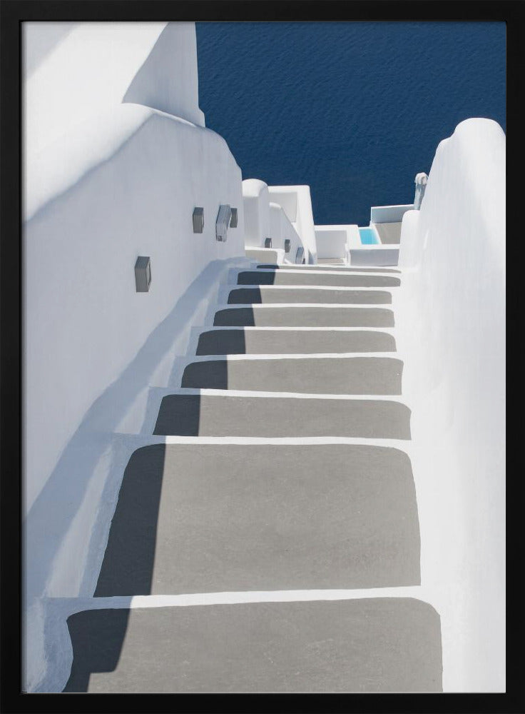 steps to pool and sea | Poster