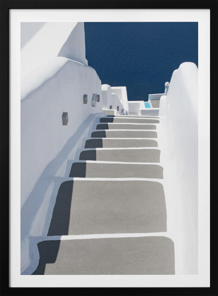 steps to pool and sea | Poster