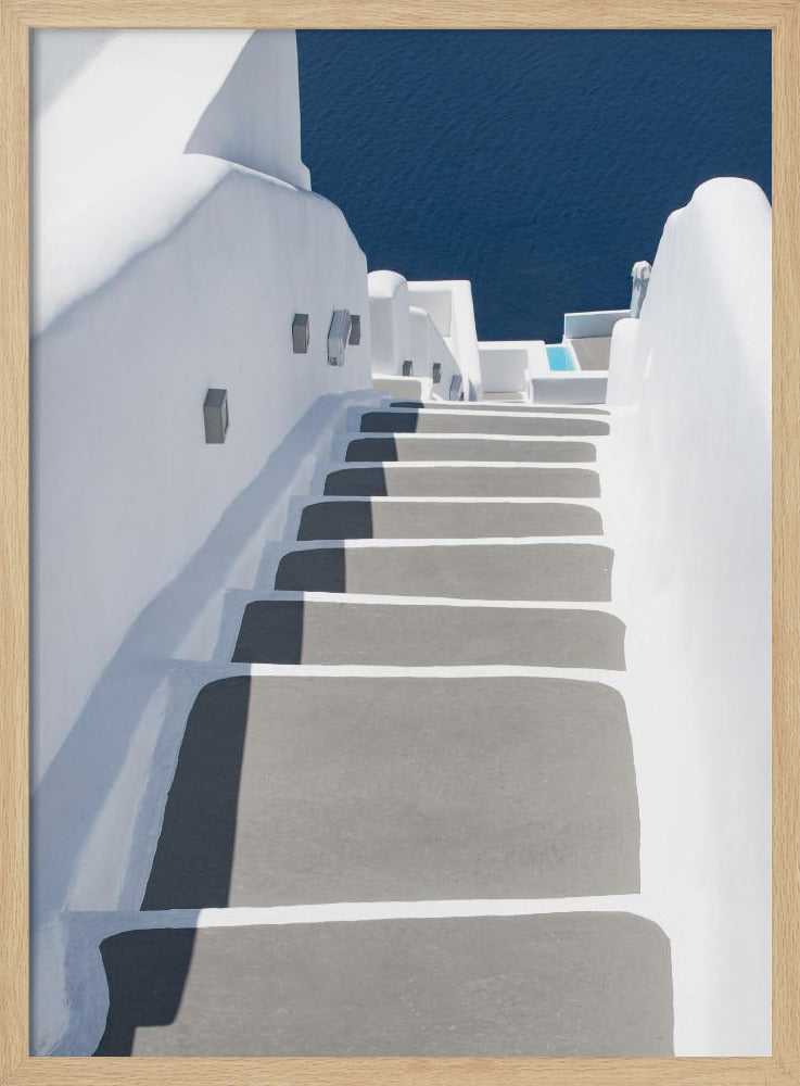 steps to pool and sea | Poster