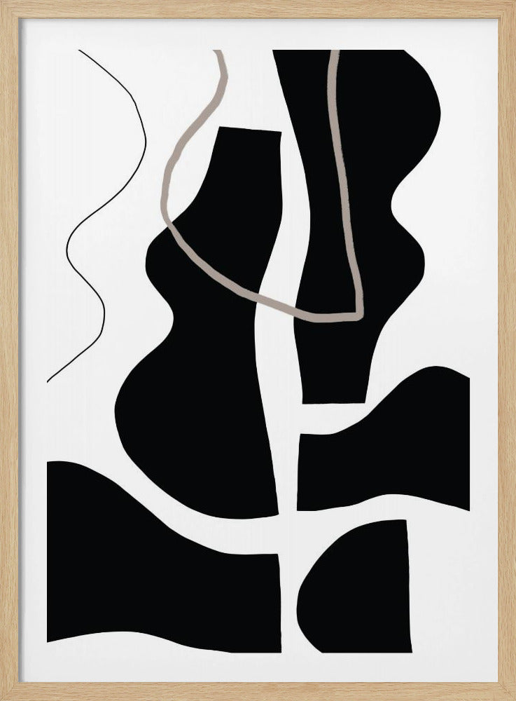 Flowing Silhouettes | Poster