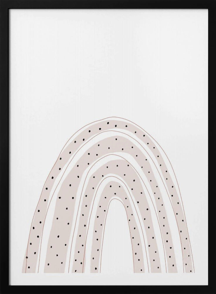 Dotted Arched Elegance | Poster