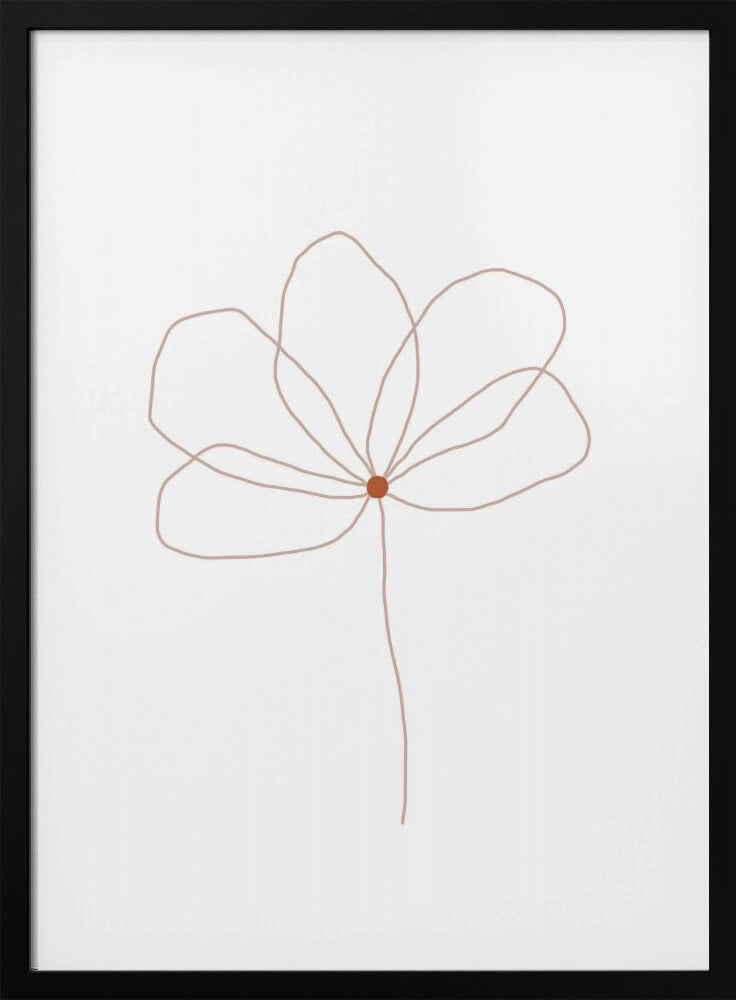 Delicate Line Flower | Poster
