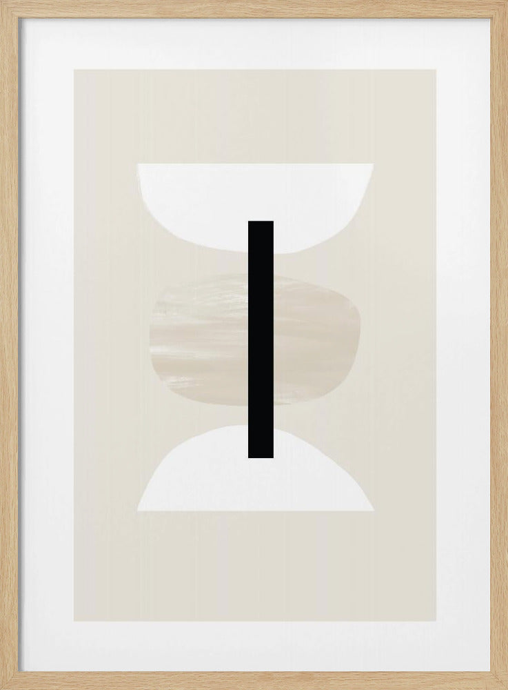 Geometric Shapes with Neutral Tones | Poster