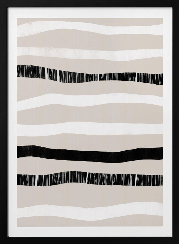 Monochrome Waves | Poster