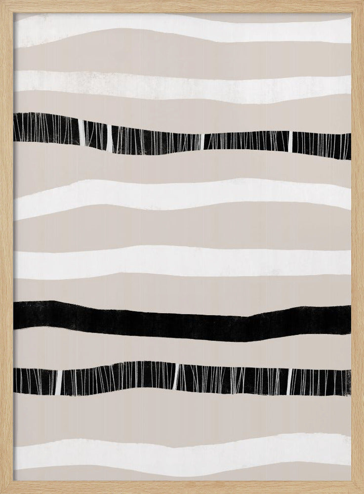 Monochrome Waves | Poster