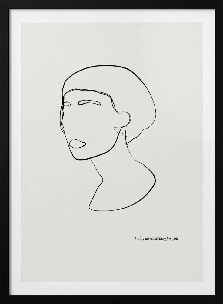 Abstract female portrait | Poster