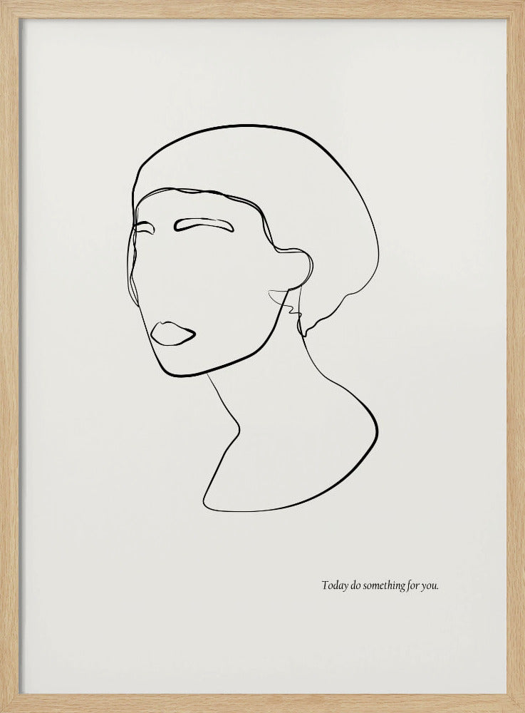 Abstract female portrait | Poster