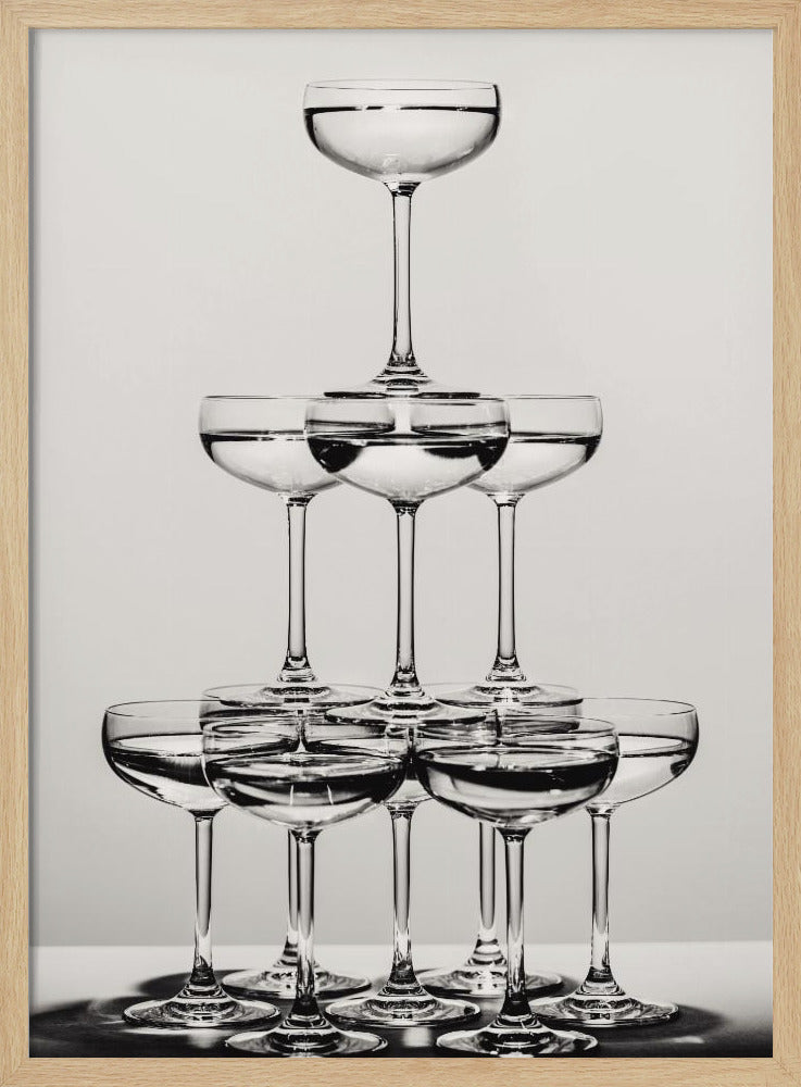 Champagne tower_6 | Poster