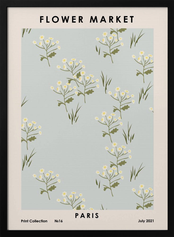 Flower Market Paris | Poster