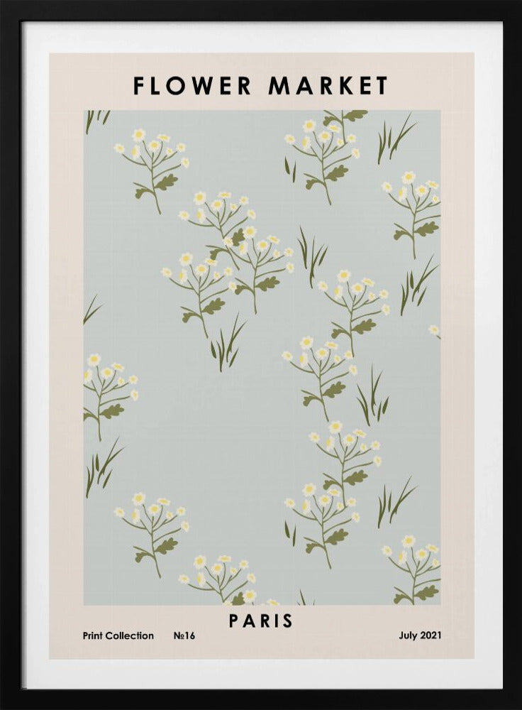 Flower Market Paris | Poster