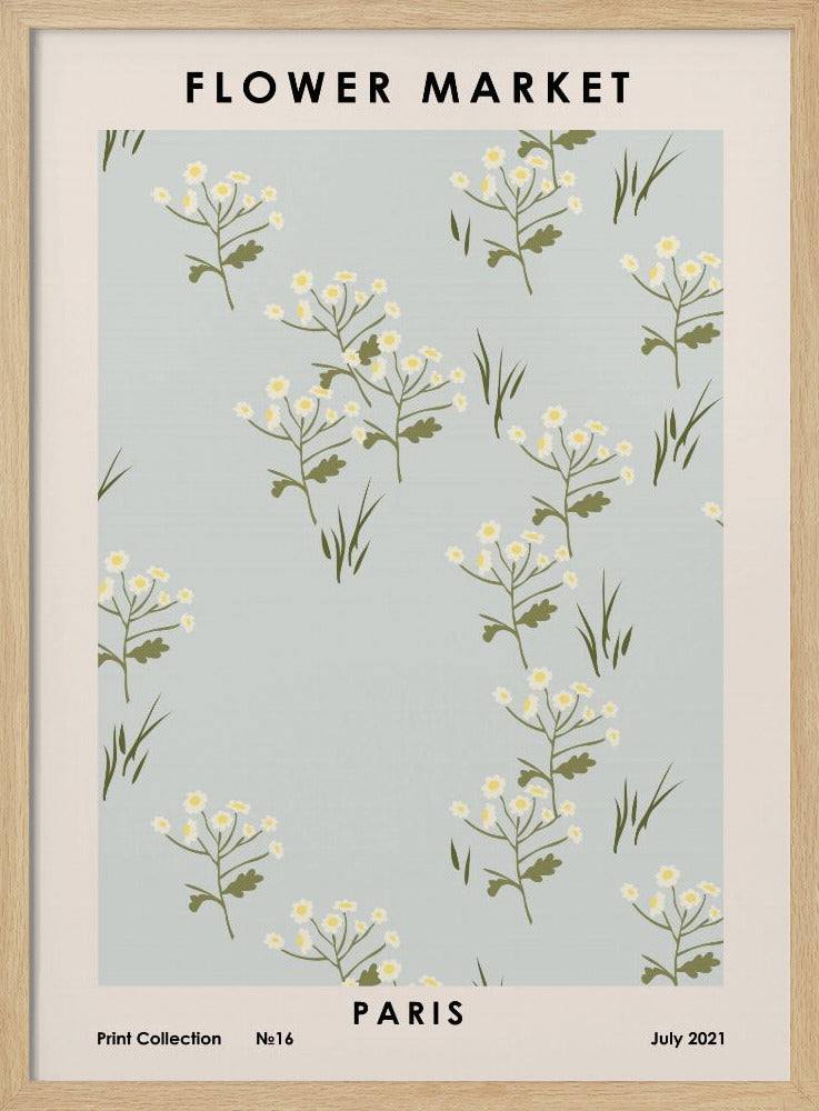 Flower Market Paris | Poster