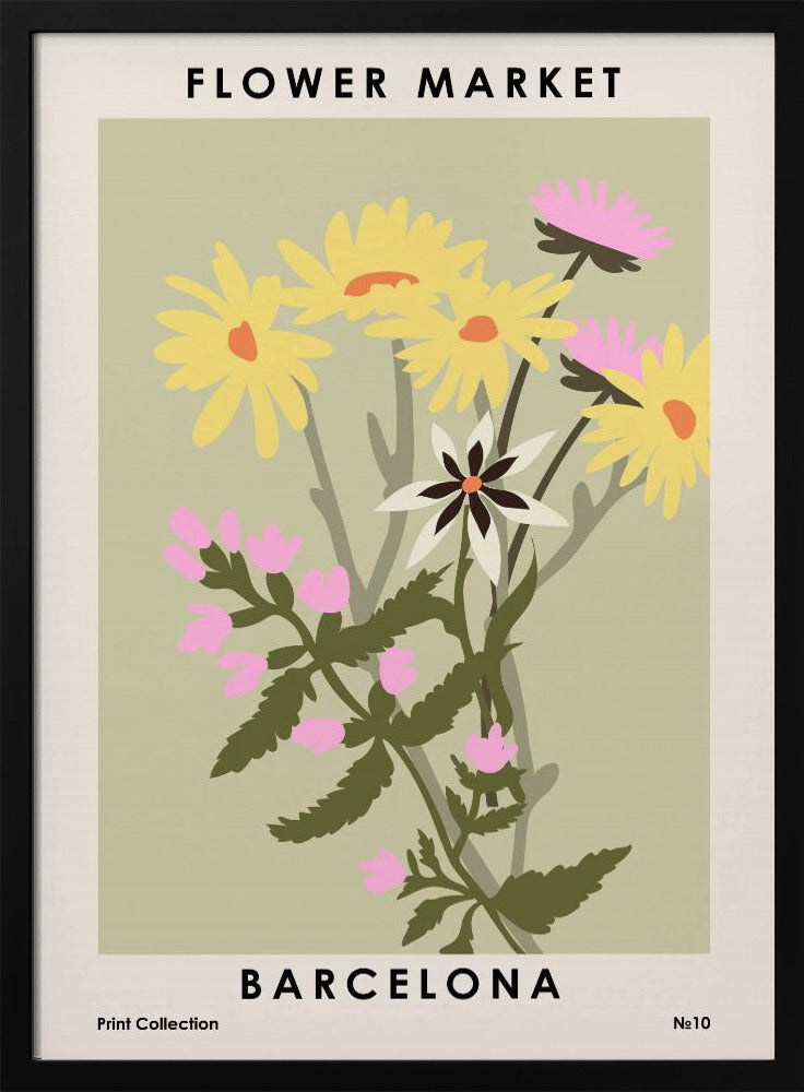 Flower Market Barcelona | Poster