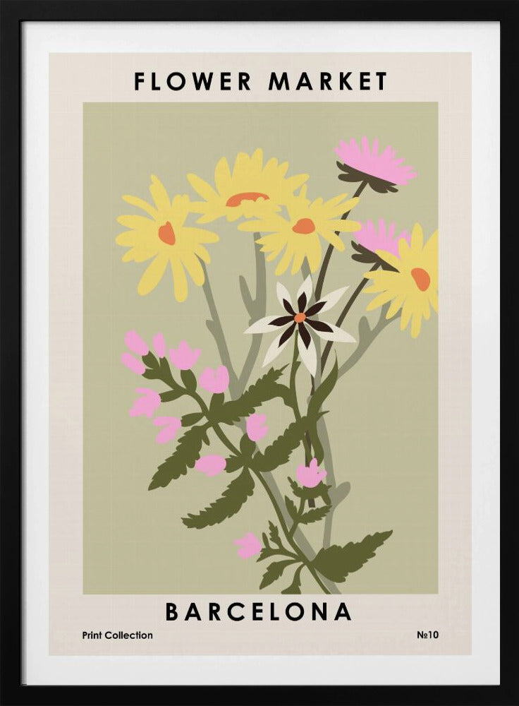 Flower Market Barcelona | Poster