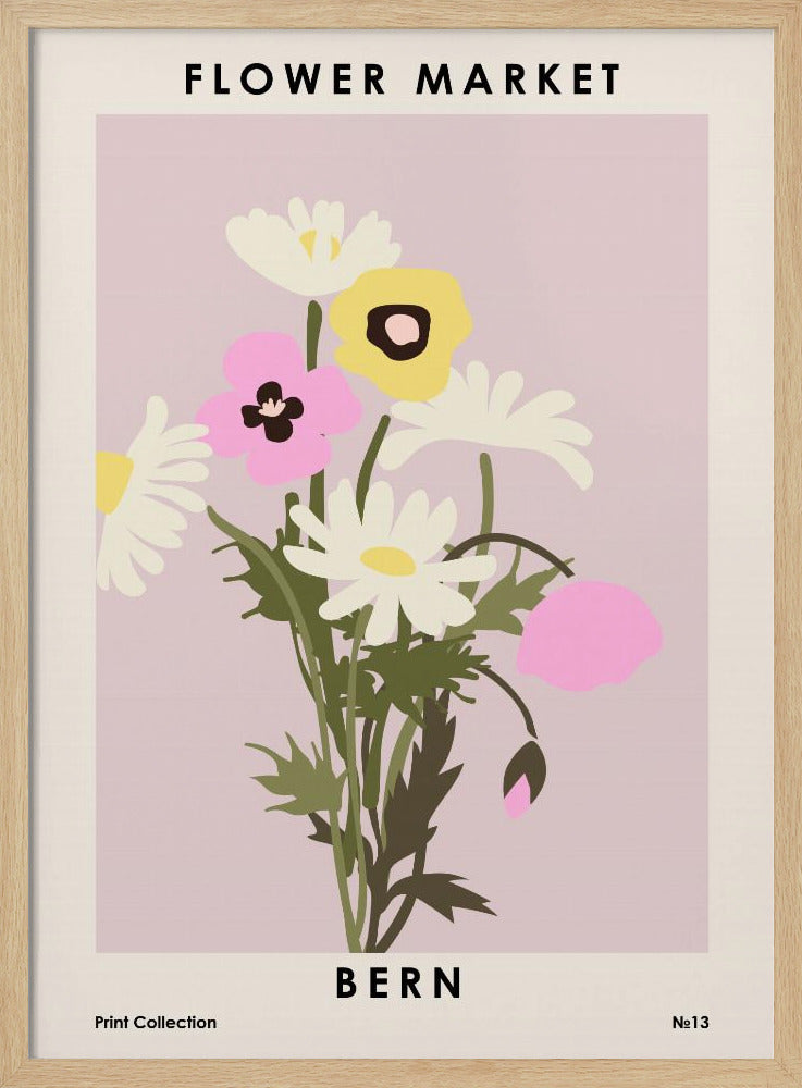 Flower Market Bern | Poster