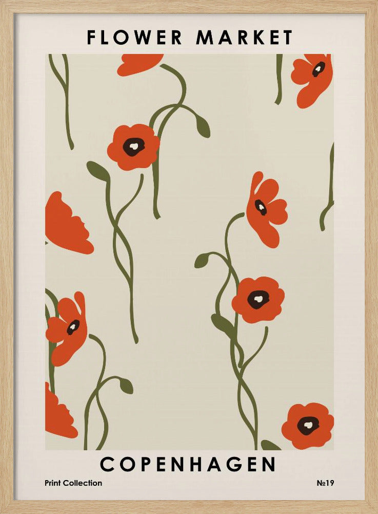 Flower Market Copenhagen | Poster