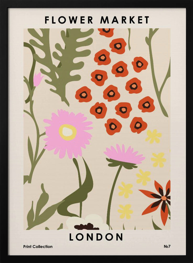 Flower Market London | Poster