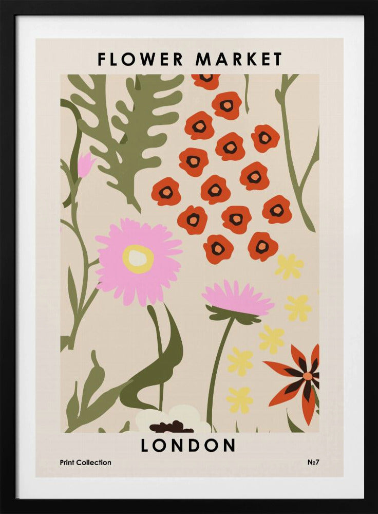Flower Market London | Poster