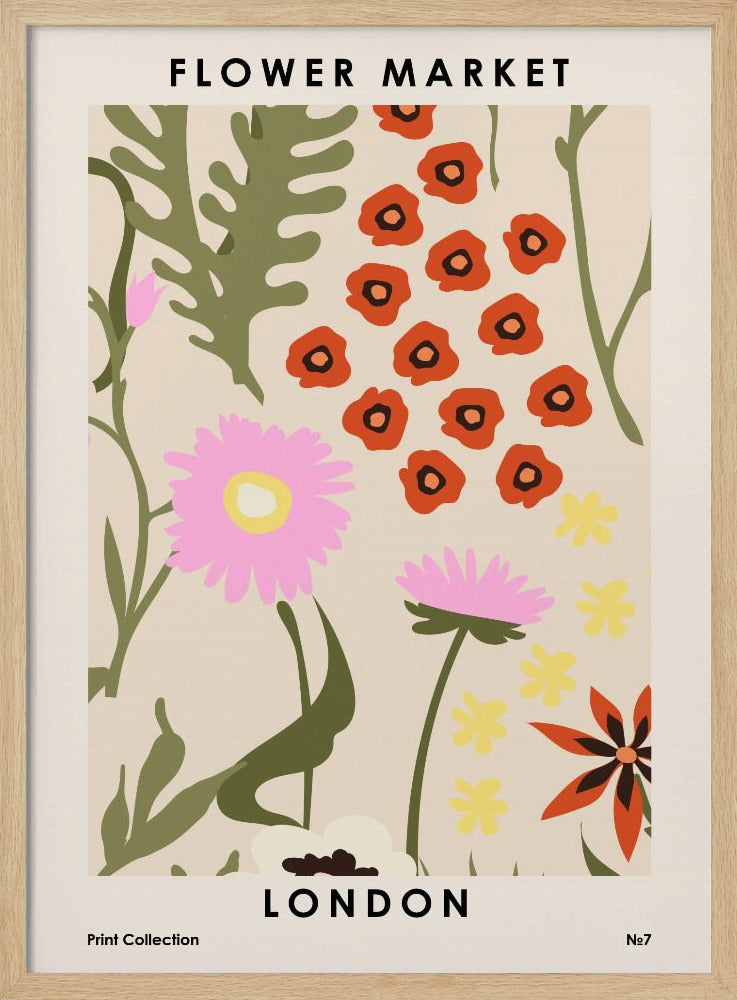 Flower Market London | Poster