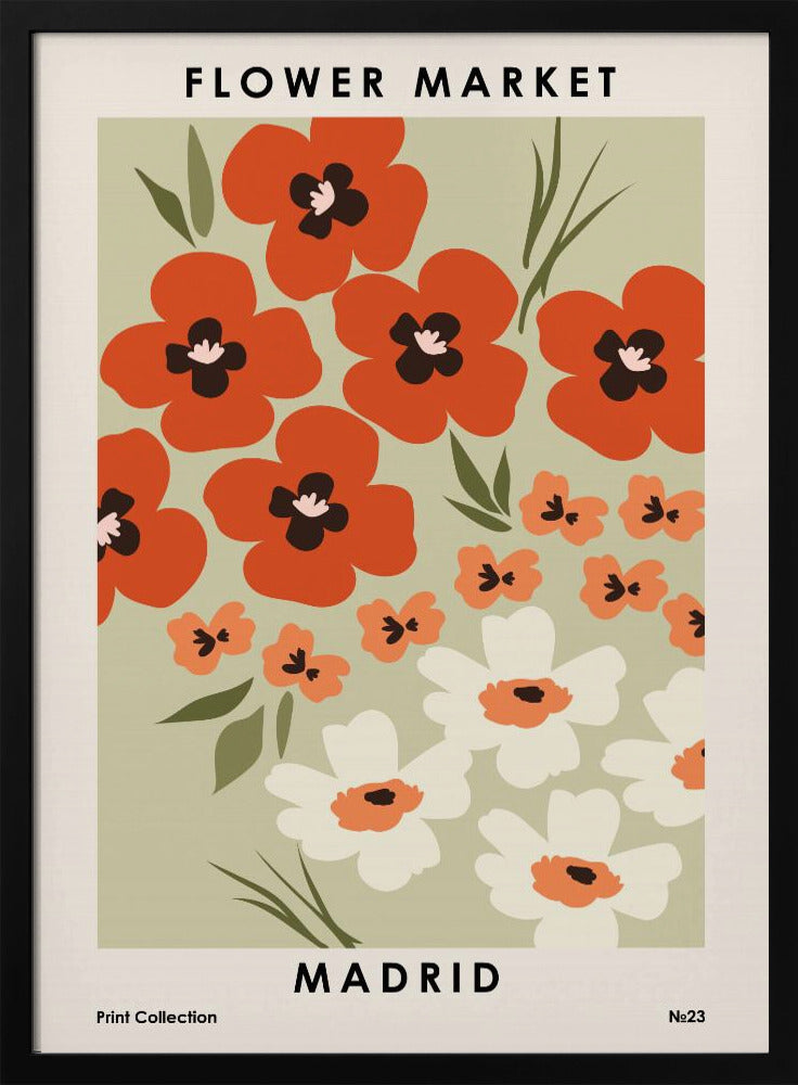 Flower Market Madrid | Poster