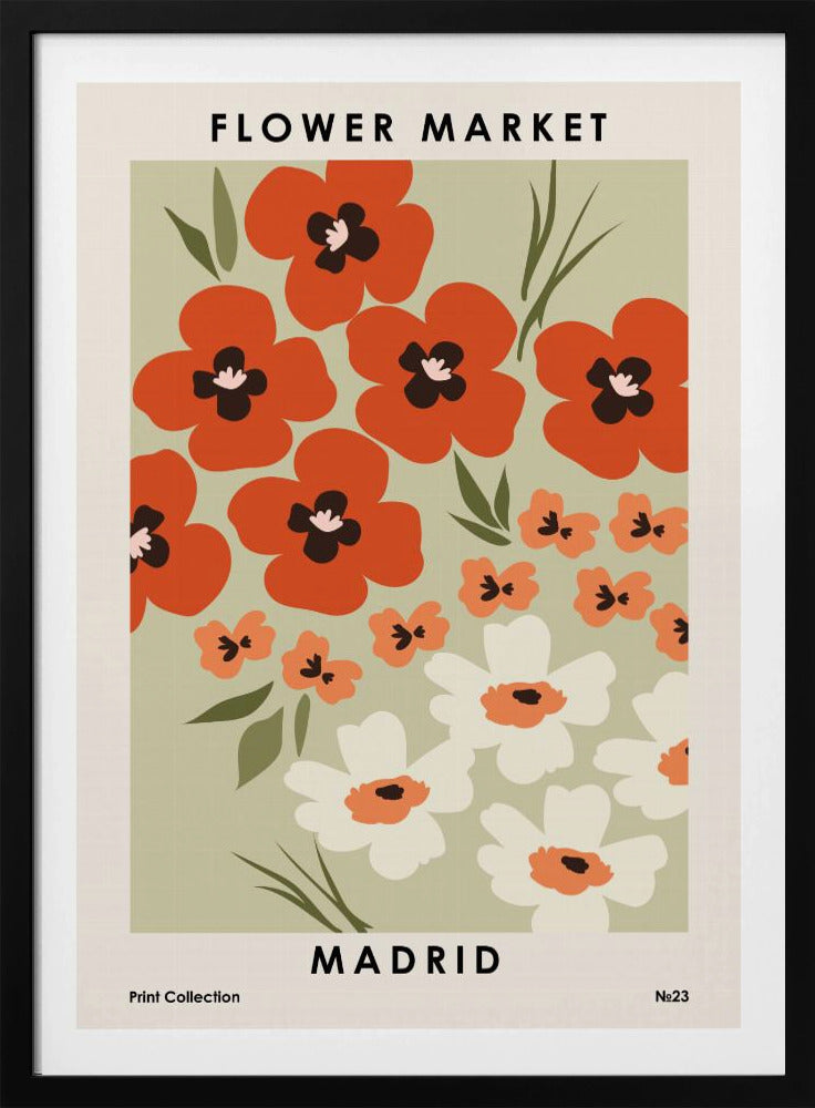 Flower Market Madrid | Poster