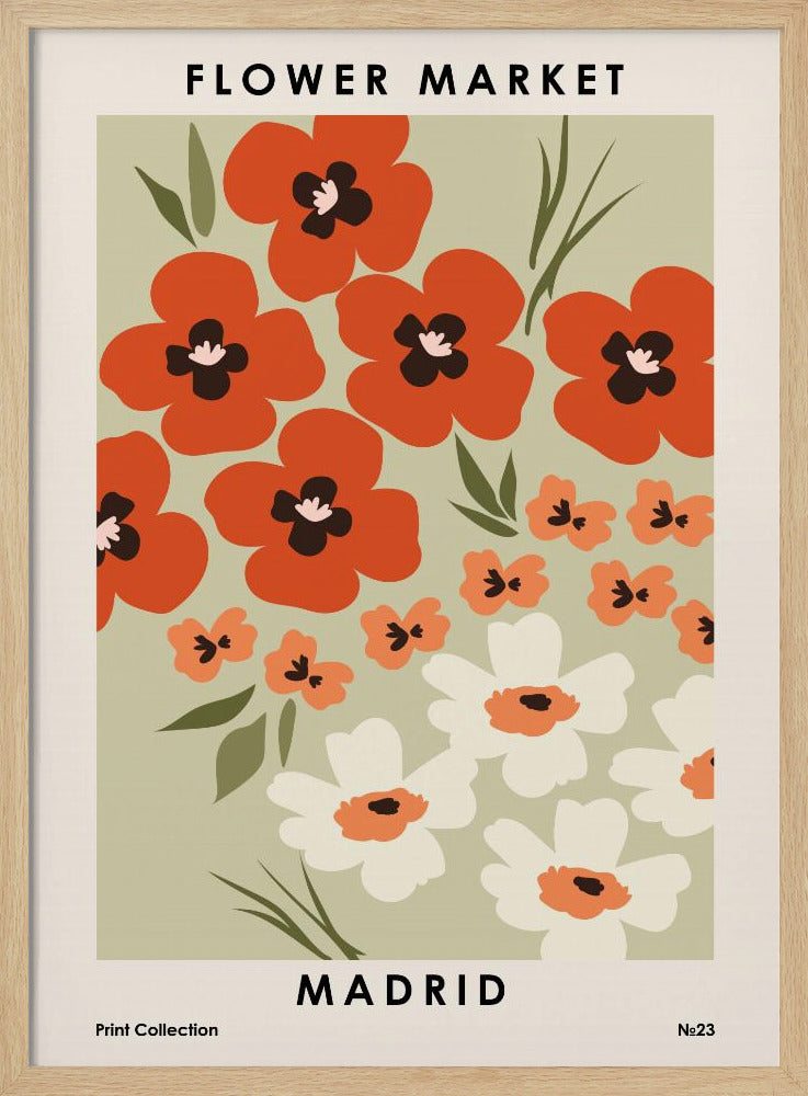Flower Market Madrid | Poster