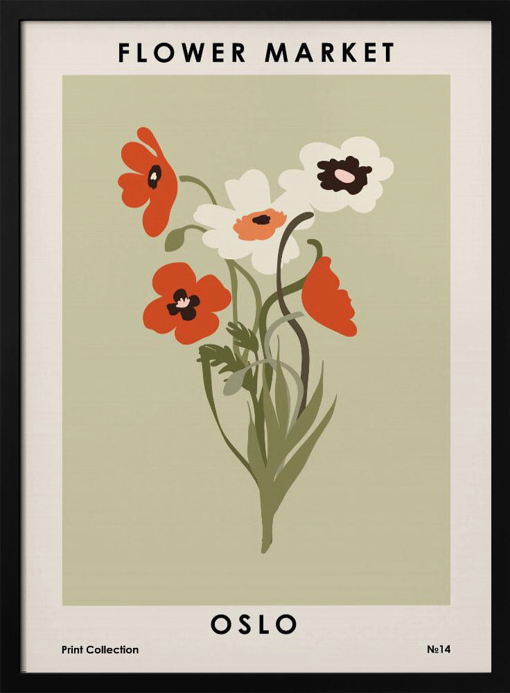 Flower Market Oslo | Poster