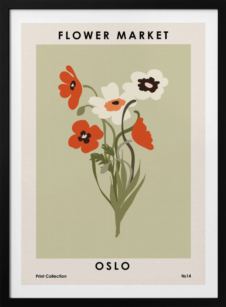 Flower Market Oslo | Poster
