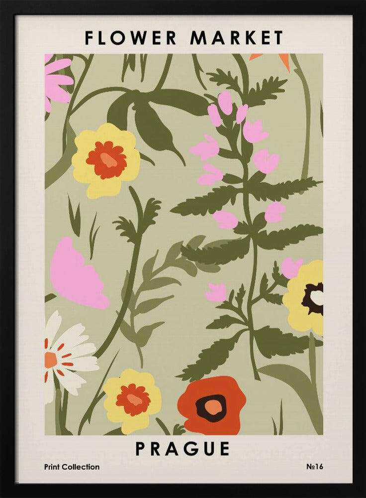 Flower Market Prague | Poster