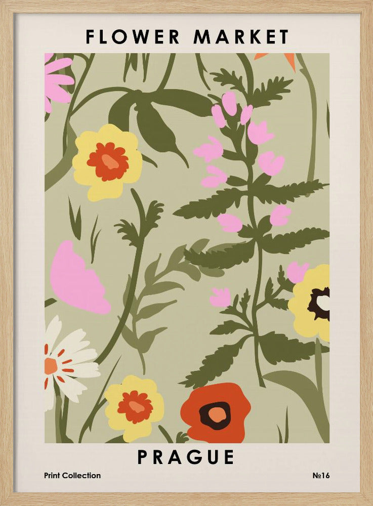 Flower Market Prague | Poster