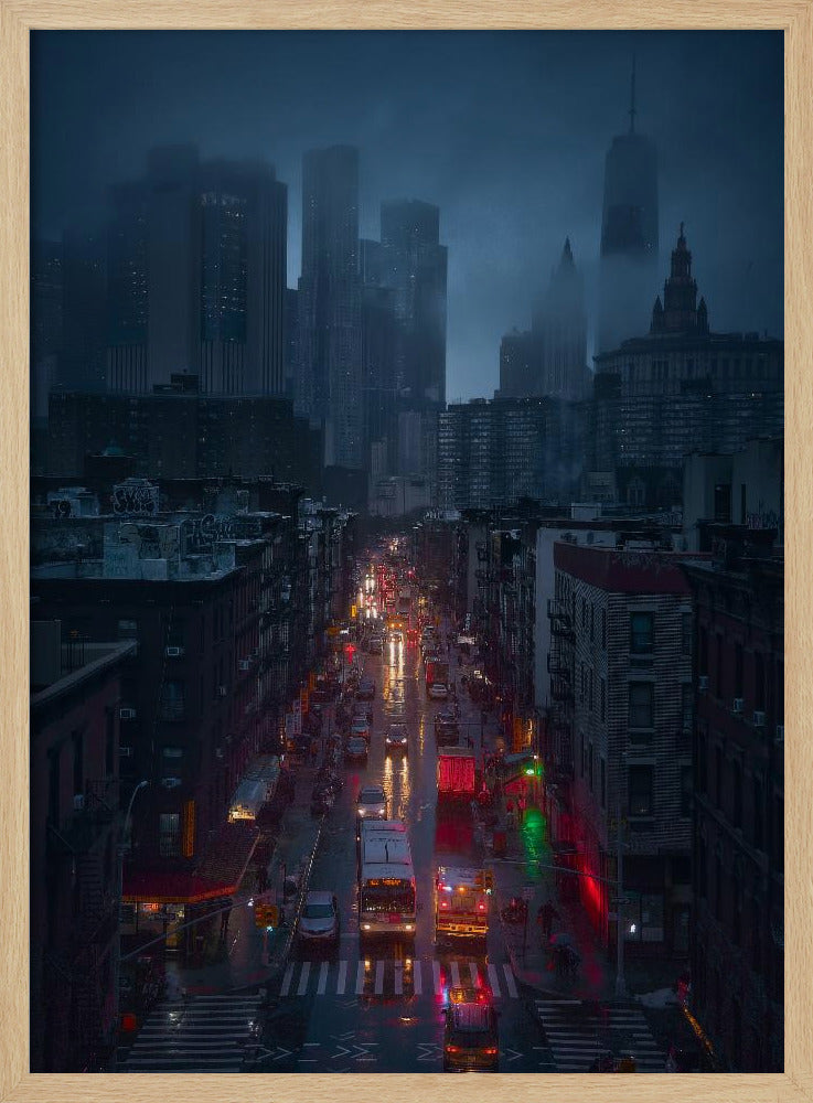 Raining China Town | Poster