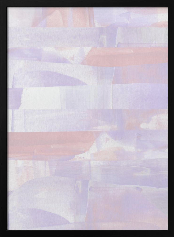 Pastel Hues Of Lavender And Peach | Poster