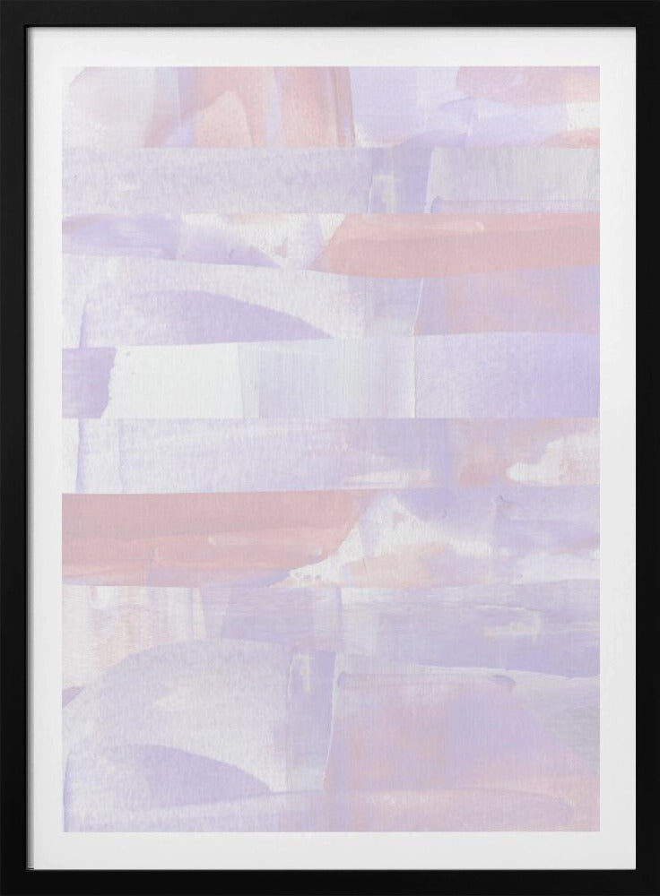 Pastel Hues Of Lavender And Peach | Poster