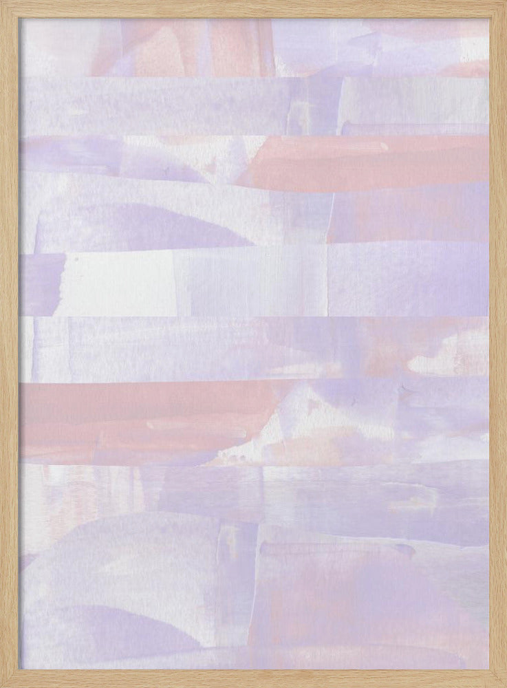 Pastel Hues Of Lavender And Peach | Poster