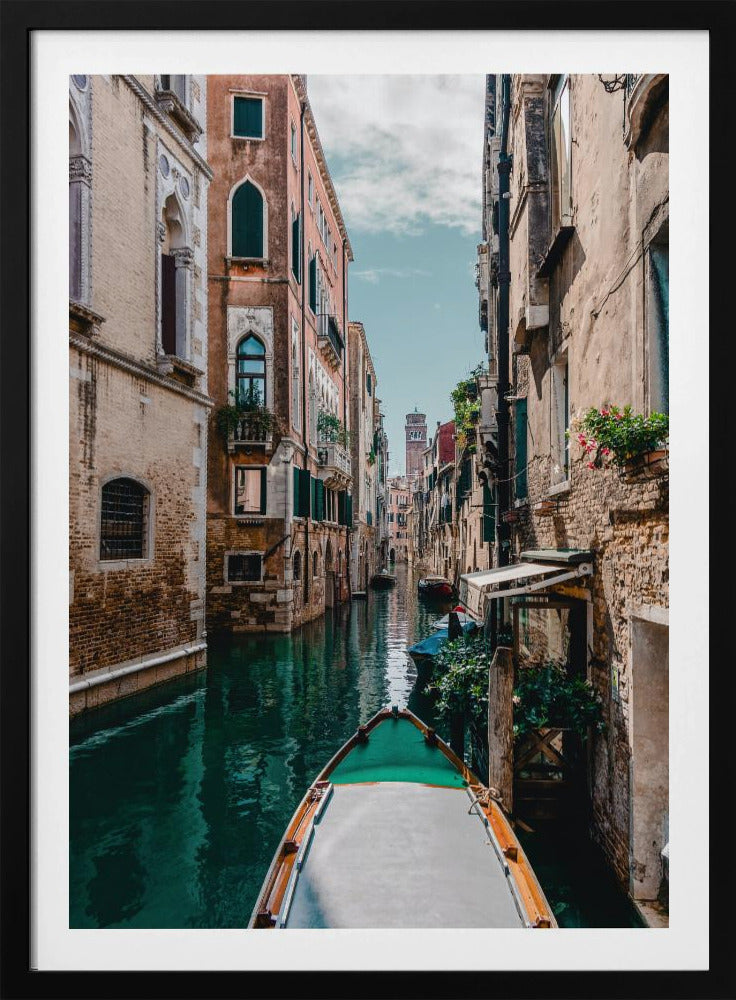 Boat on the river | Poster