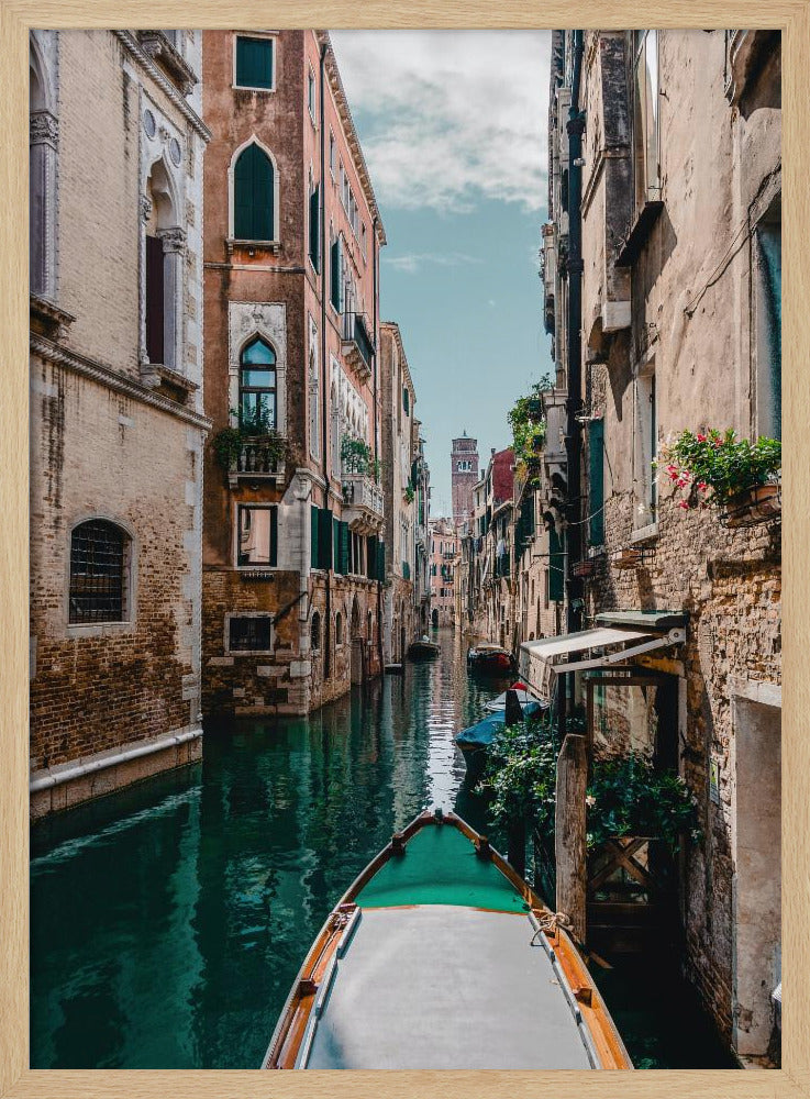 Boat on the river | Poster