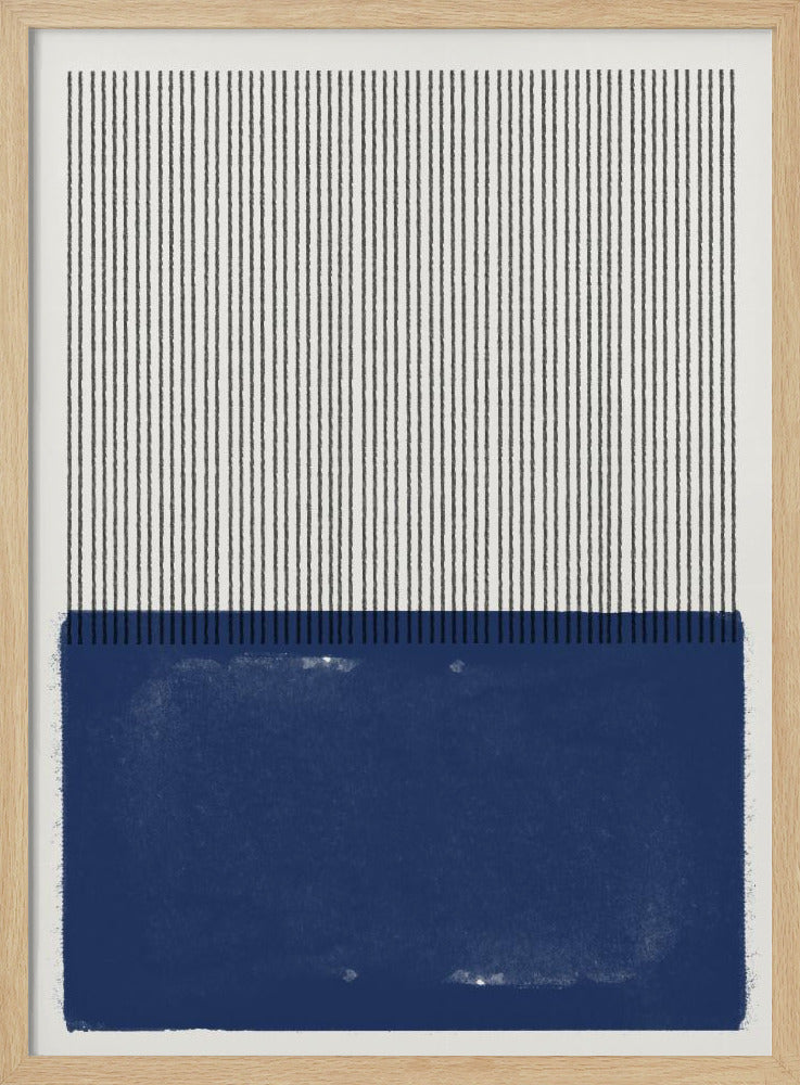 Blue Line Harmony | Poster