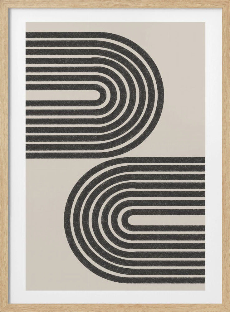 Curved Lines Dance | Poster