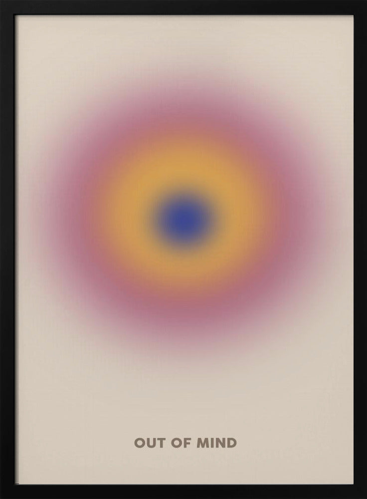 Colorful Concentric Glow | Poster