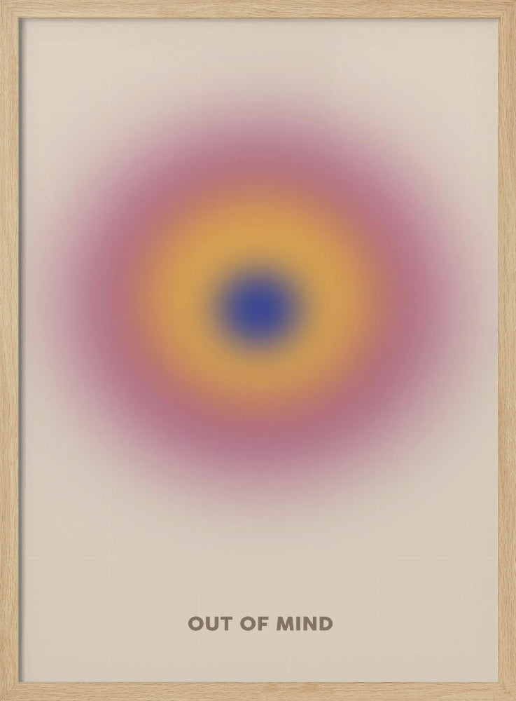 Colorful Concentric Glow | Poster