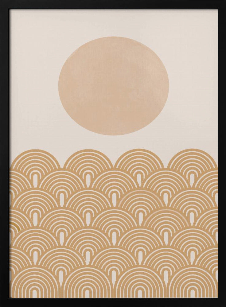 Golden Sun Waves | Poster